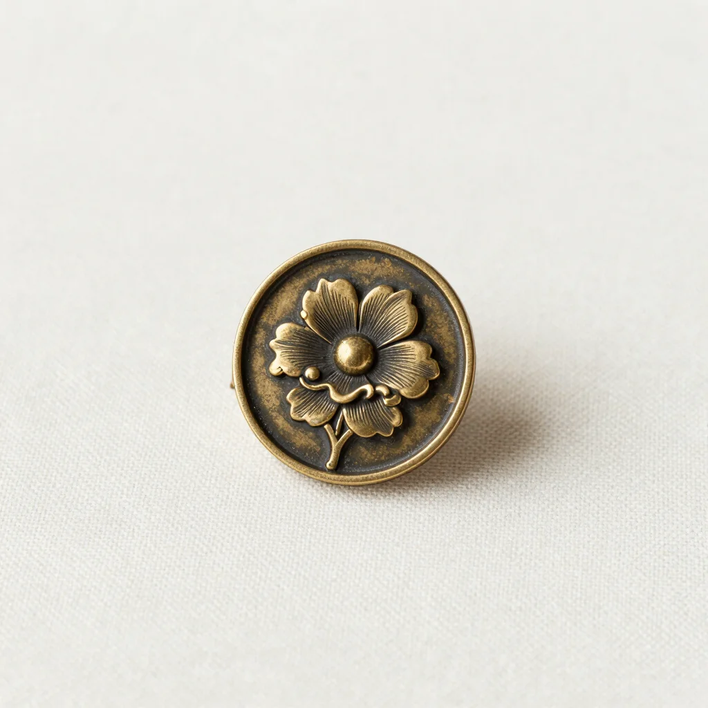 The Victorian Flora Coin Brooch
